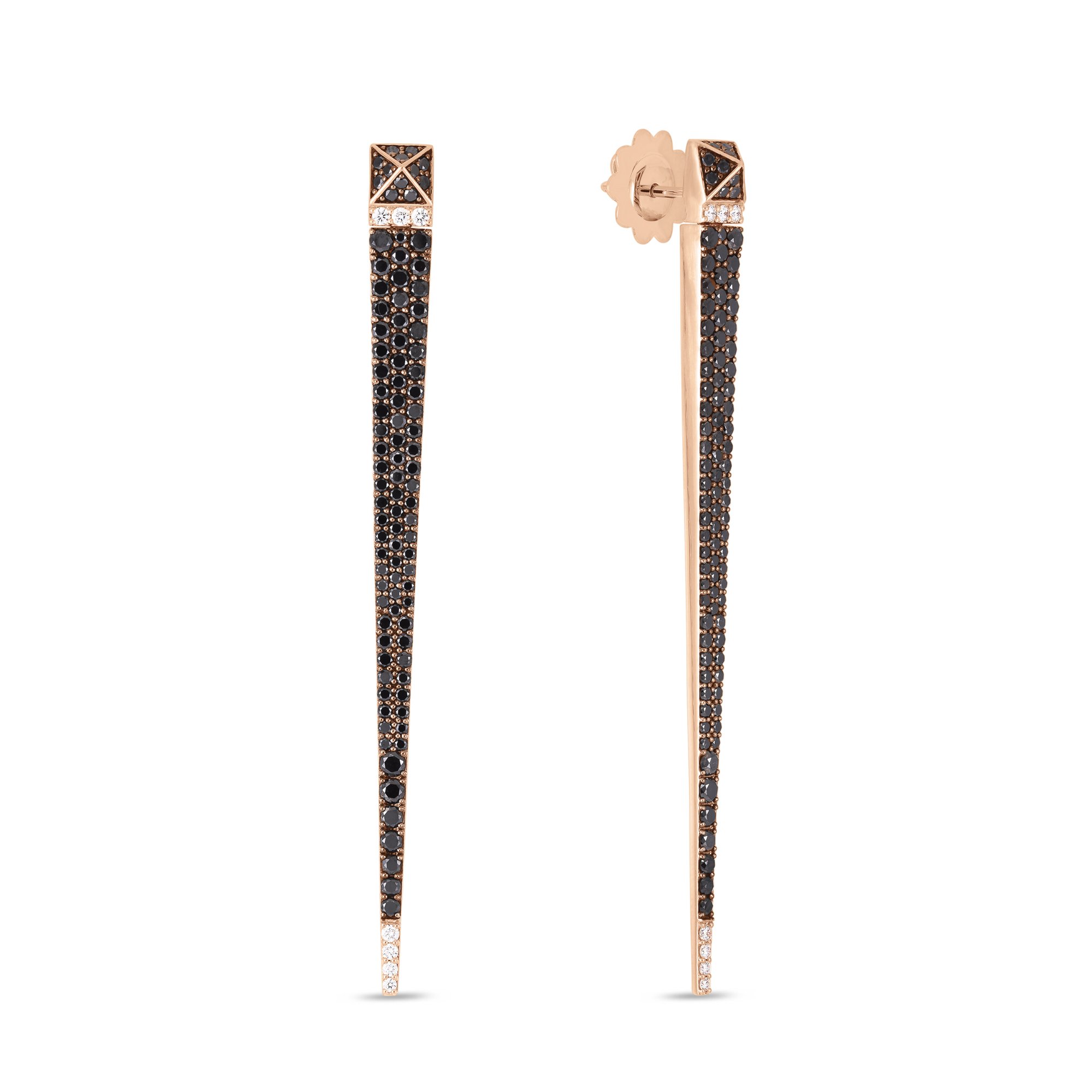 SAUVAGE PRIVÉ EARRINGS WITH BLACK DIAMONDS