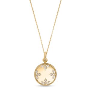 VENETIAN MEDALLIONS COLLAR WITH DIAMONDS