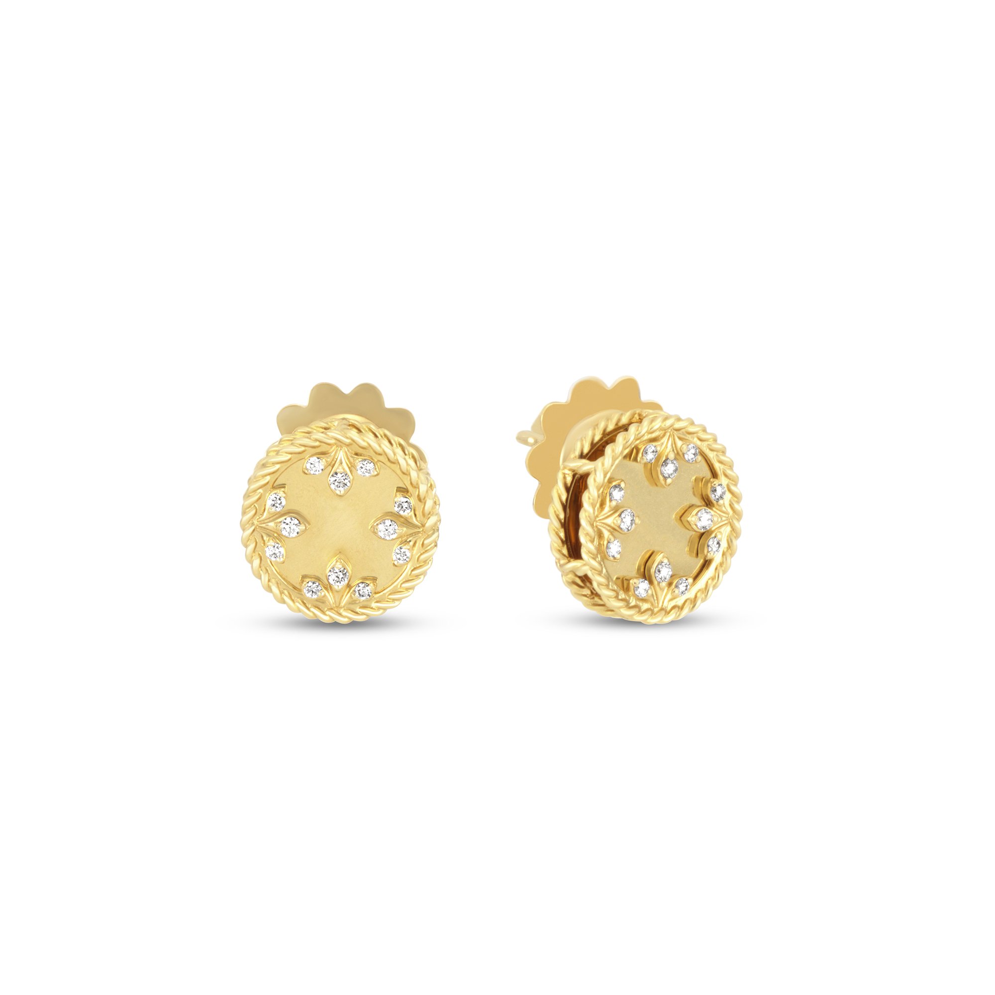 VENETIAN MEDALLIONS EARRINGS WITH DIAMONDS