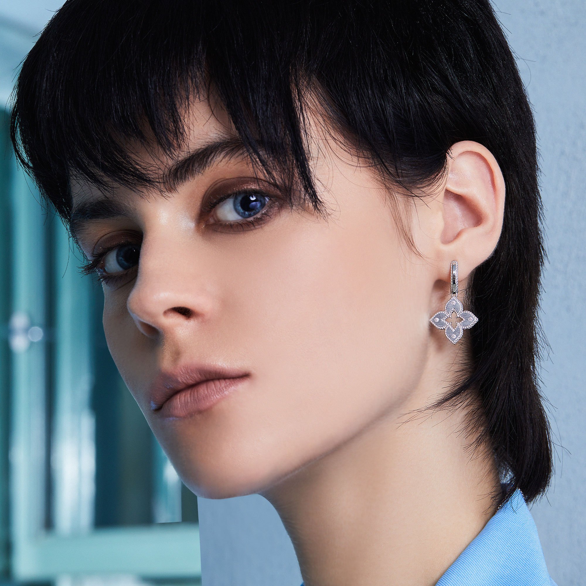 VENETIAN PRINCESS EARRINGS WITH DIAMONDS - Image 2