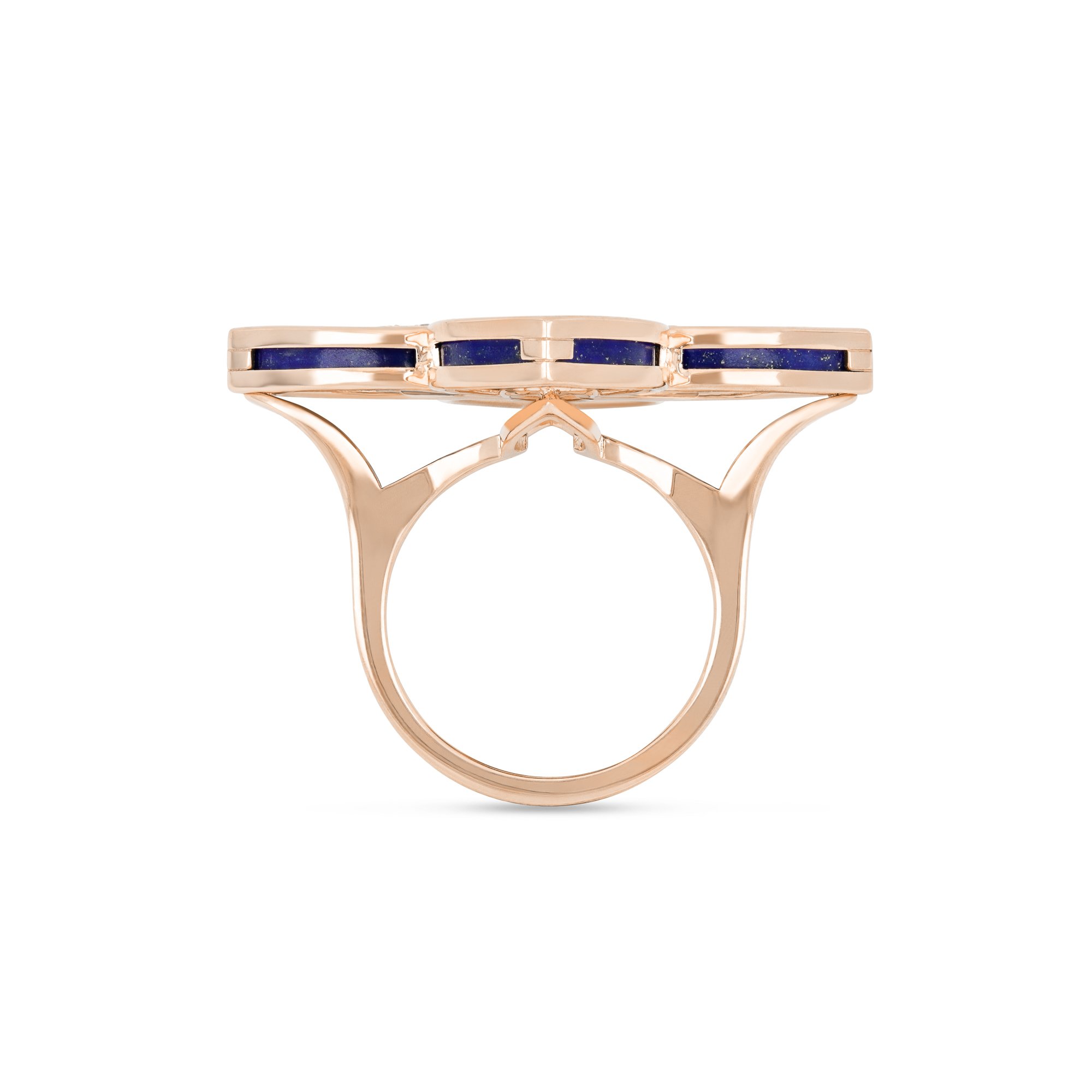 VENETIAN PRINCESS RING WITH DIAMONDS AND LAPIS - Image 4