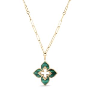 VENETIAN PRINCESS PENDANT WITH MALACHITE