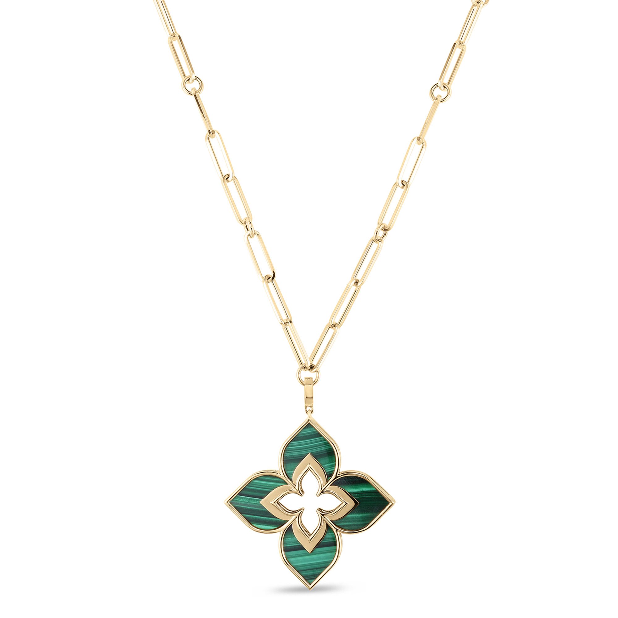 VENETIAN PRINCESS PENDANT WITH MALACHITE