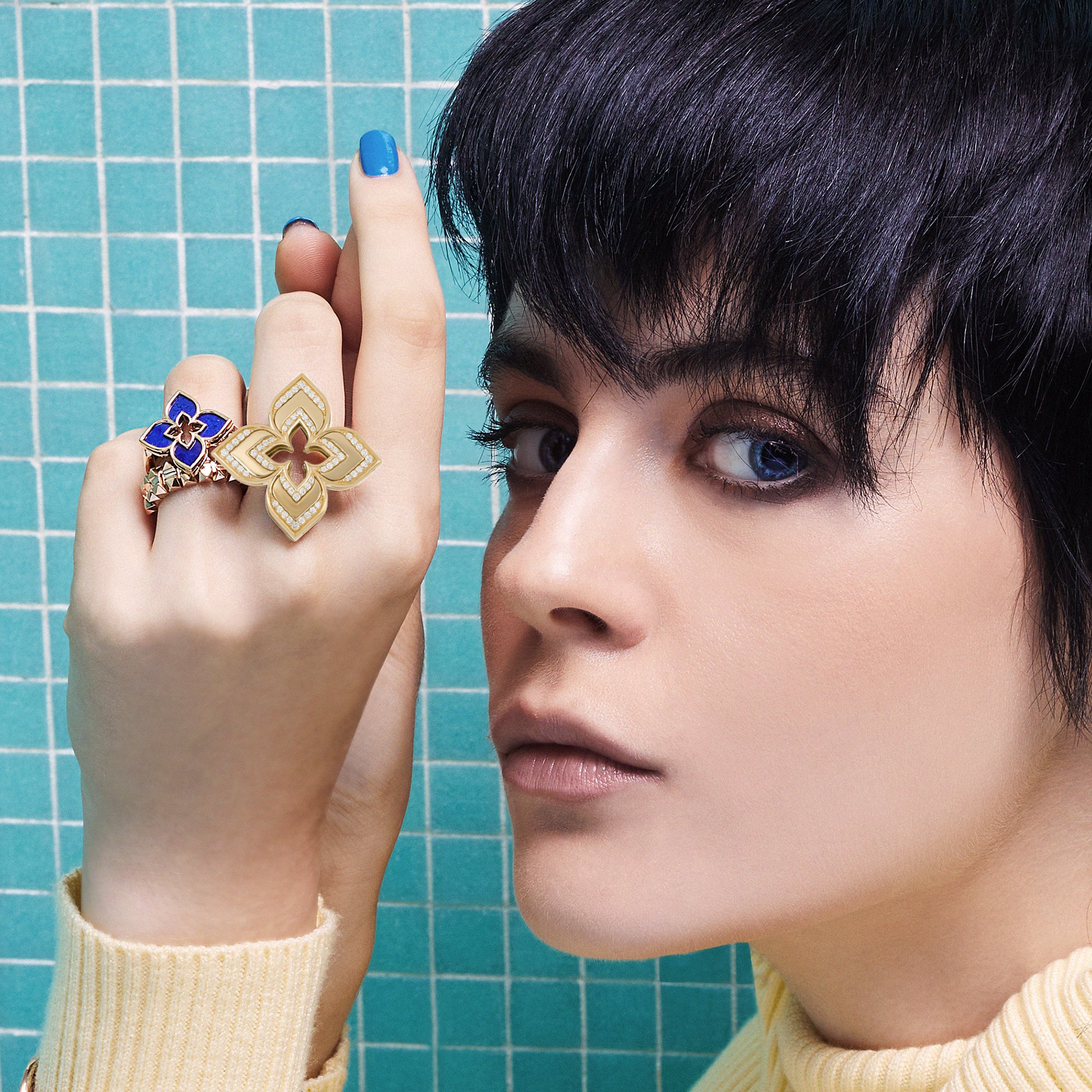 VENETIAN PRINCESS RING WITH DIAMONDS - Image 2