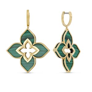 VENETIAN PRINCESS EARRINGS WITH MALACHITE