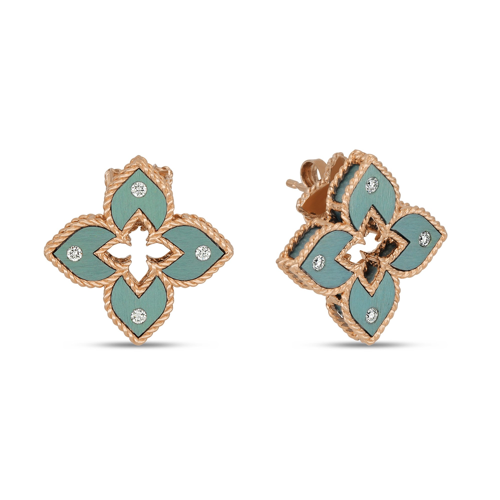 VENETIAN PRINCESS EARRINGS WITH TITANIUM