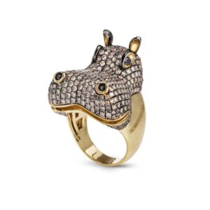 RING DIAMONDS ANIMALIER