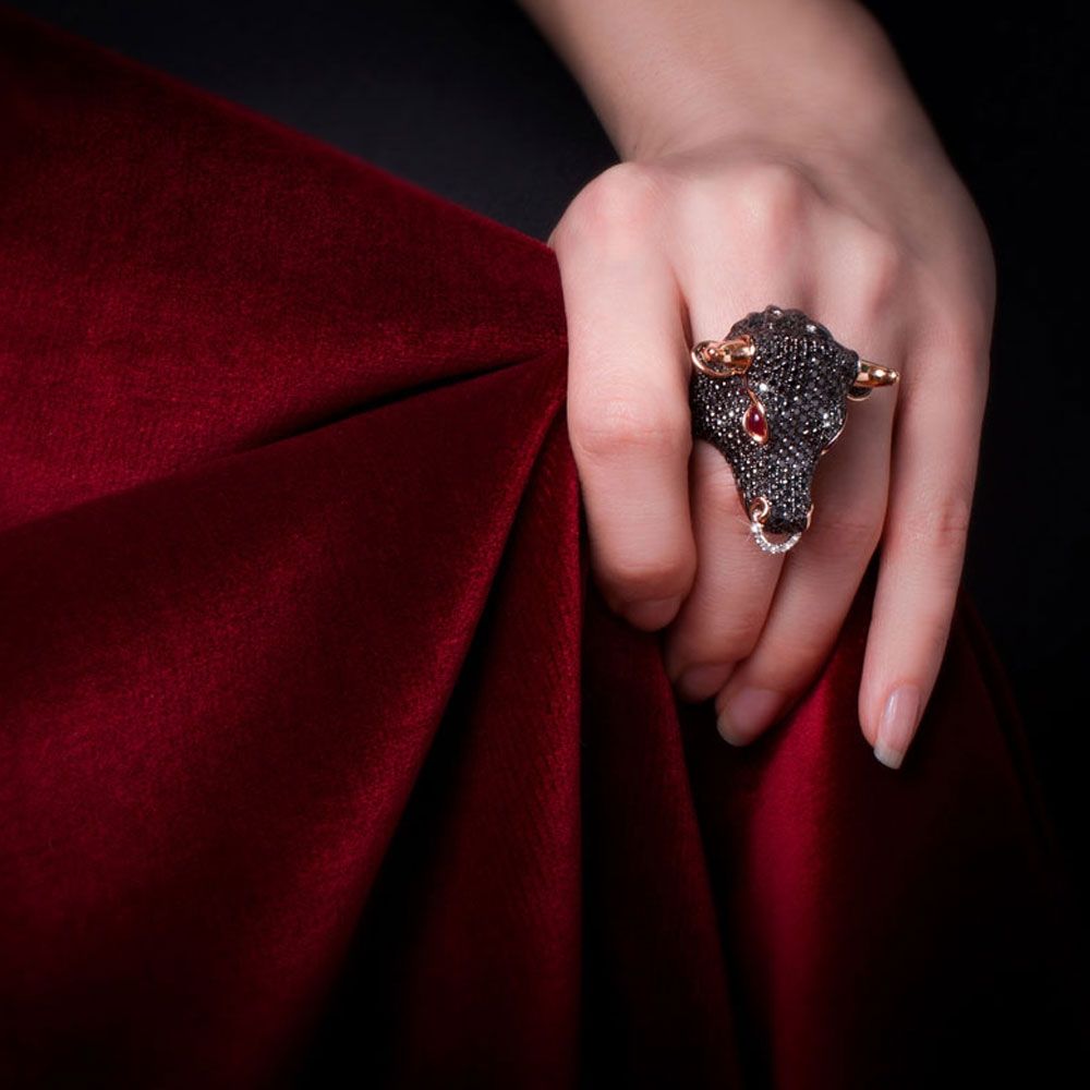 RING DIAMONDS ANIMALIER - Image 2