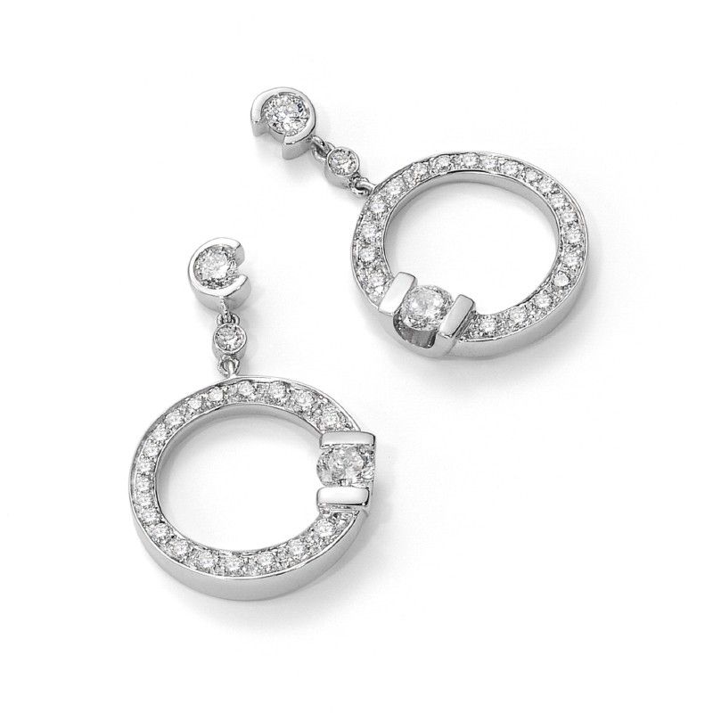 EARRINGS CENTO DIAMOND BRIDAL