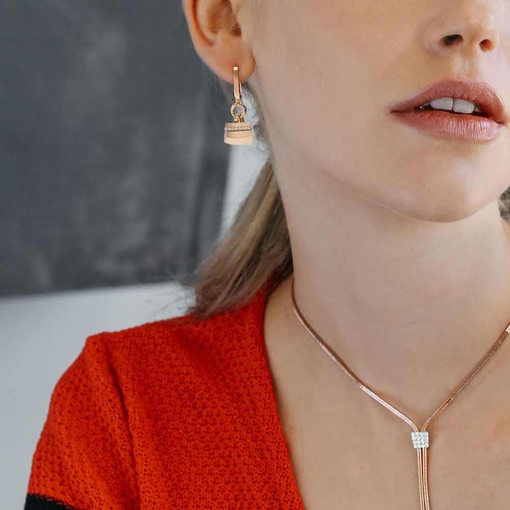 SAUVAGE PRIVÉ EARRINGS WITH DIAMONDS - Image 2