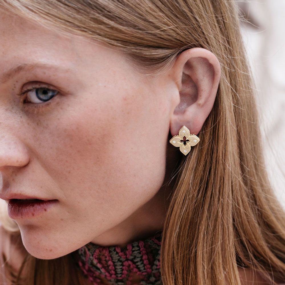 VENETIAN PRINCESS EARRINGS WITH DIAMONDS - Image 2