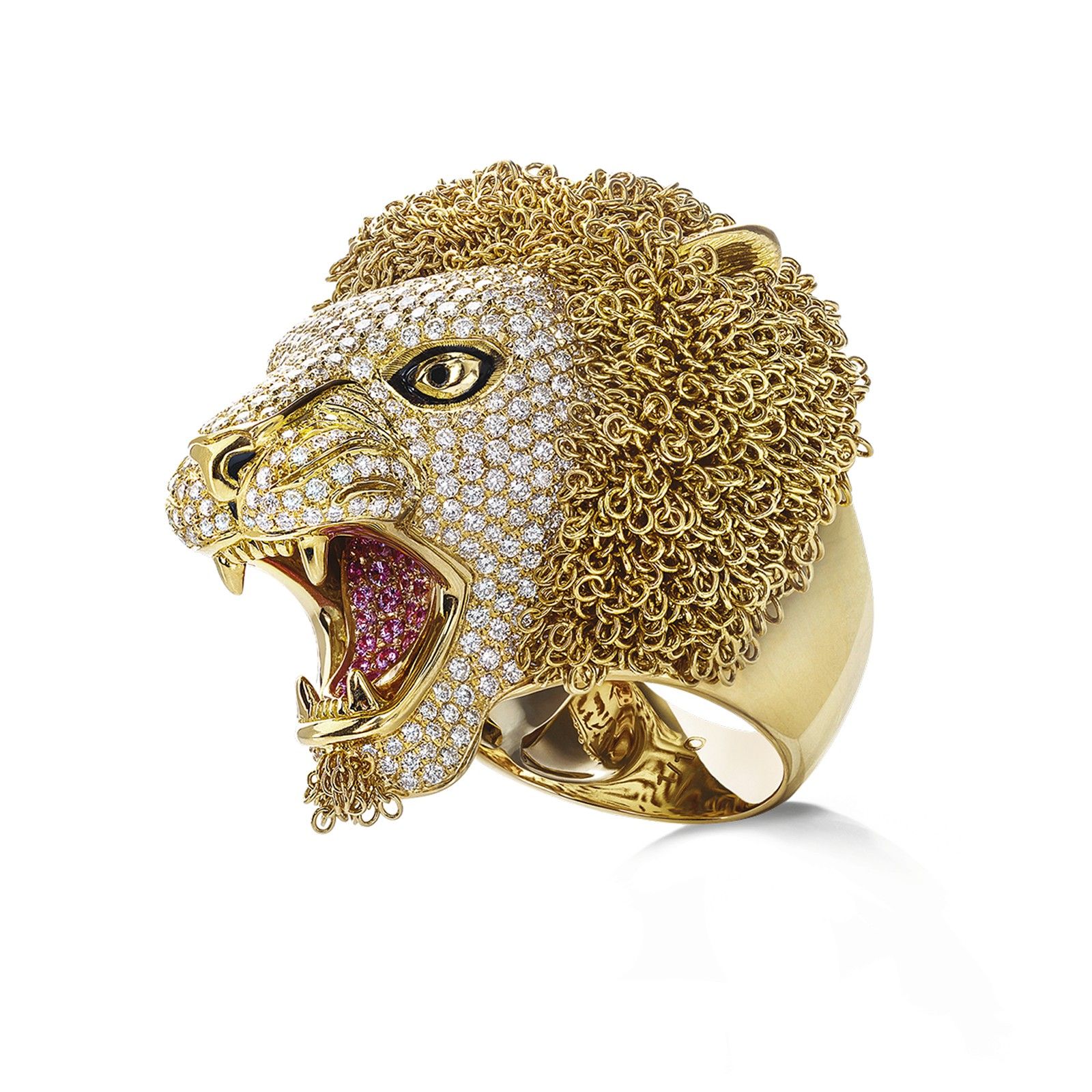 RING DIAMONDS ANIMALIER