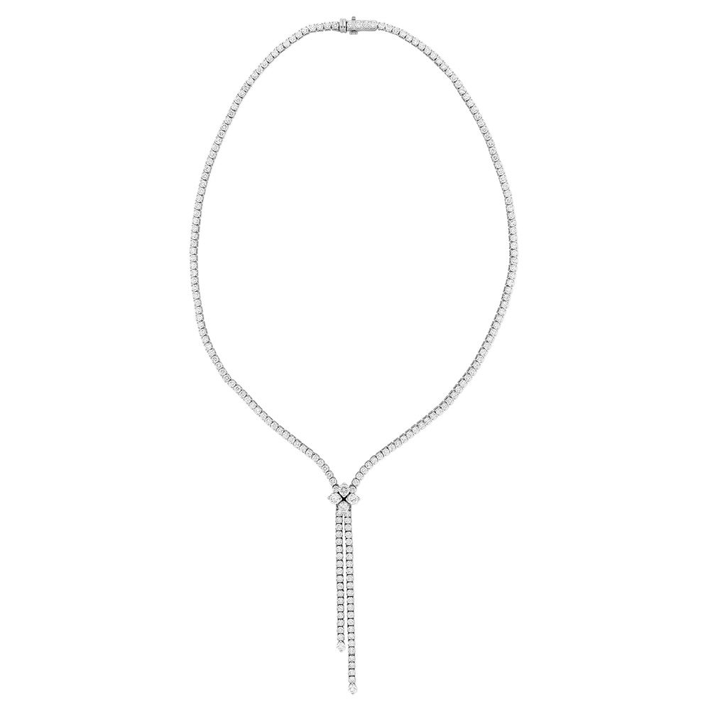 LOVE IN VERONA NECKLACE WITH DIAMONDS - Image 3