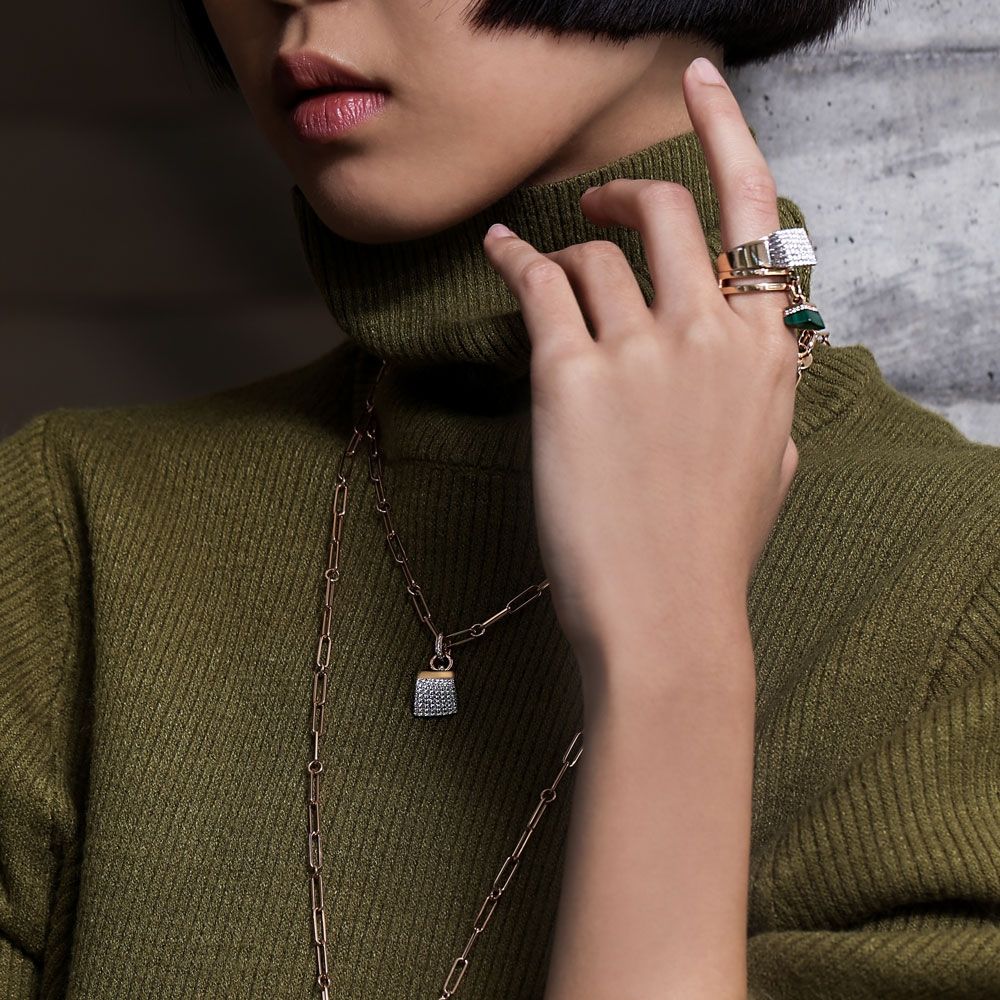 SAUVAGE PRIVÉ NECKLACE WITH DIAMONDS - Image 2