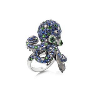 RING SAPPHIRES ANIMALIER