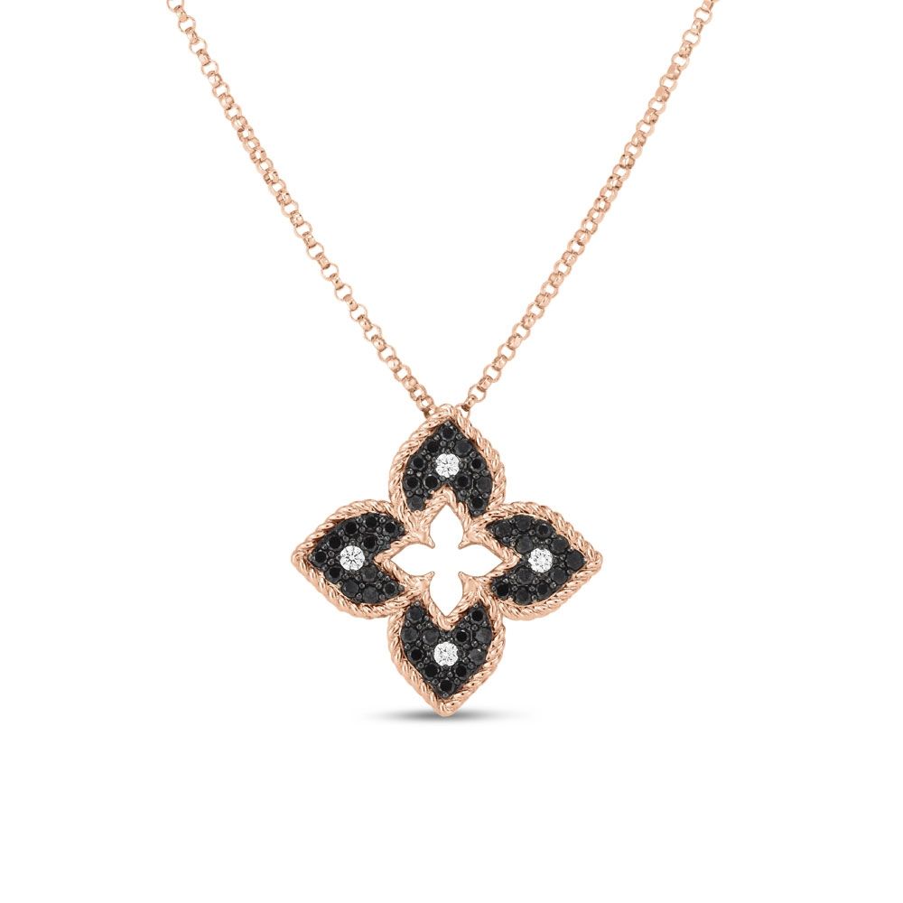 VENETIAN PRINCESS PENDANT WITH BLACK AND WHITE DIAMONDS