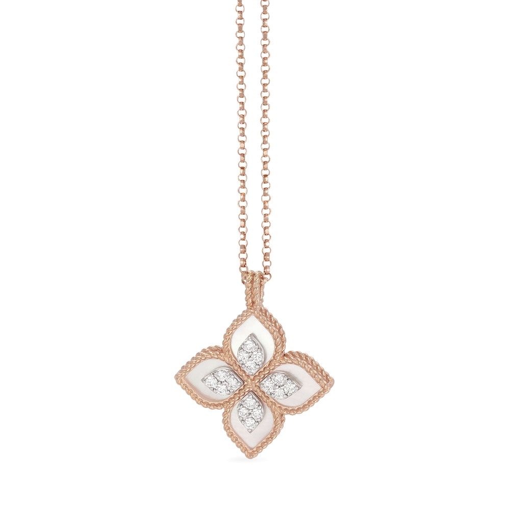 PENDANT MOTHER OF PEARL PRINCESS FLOWER