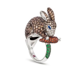 RING  DIAMONDS  ANIMALIER