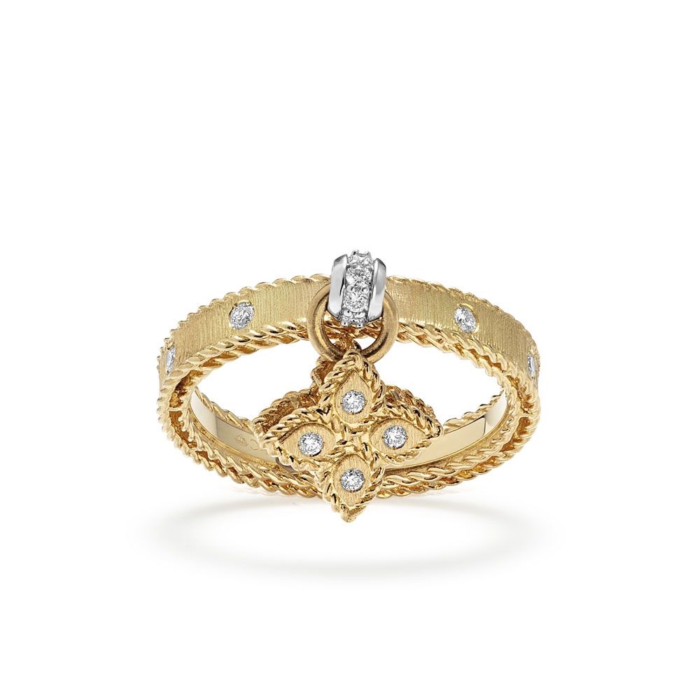 PRINCESS RING WITH DIAMONDS - Image 3