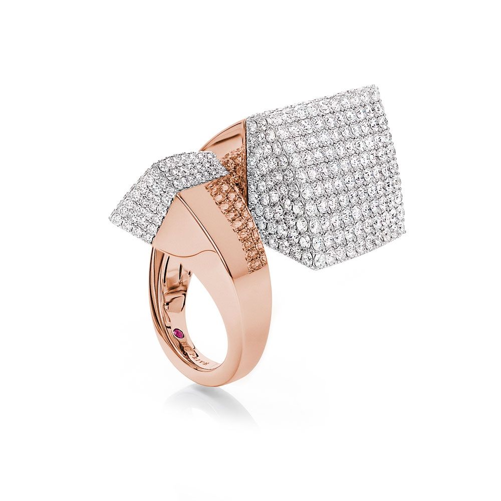 SAUVAGE PRIVÉ RING WITH DIAMONDS