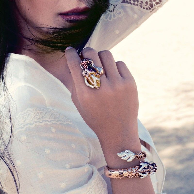 RING ENAMEL ANIMALIER - Image 2