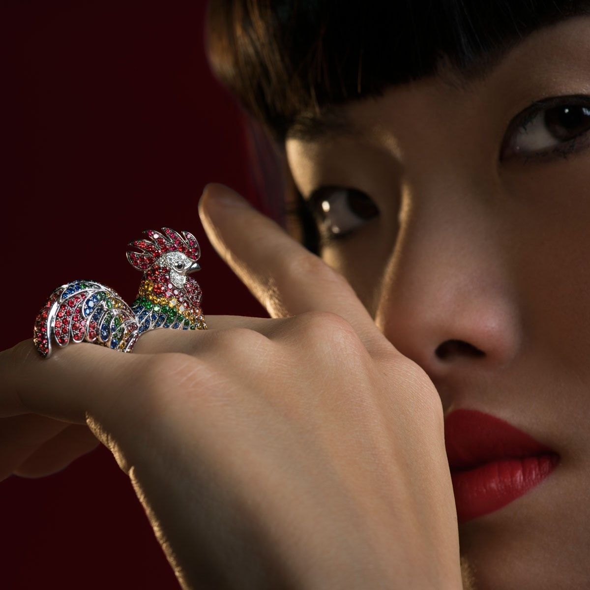 RING WHITE GOLD ANIMALIER - Image 2