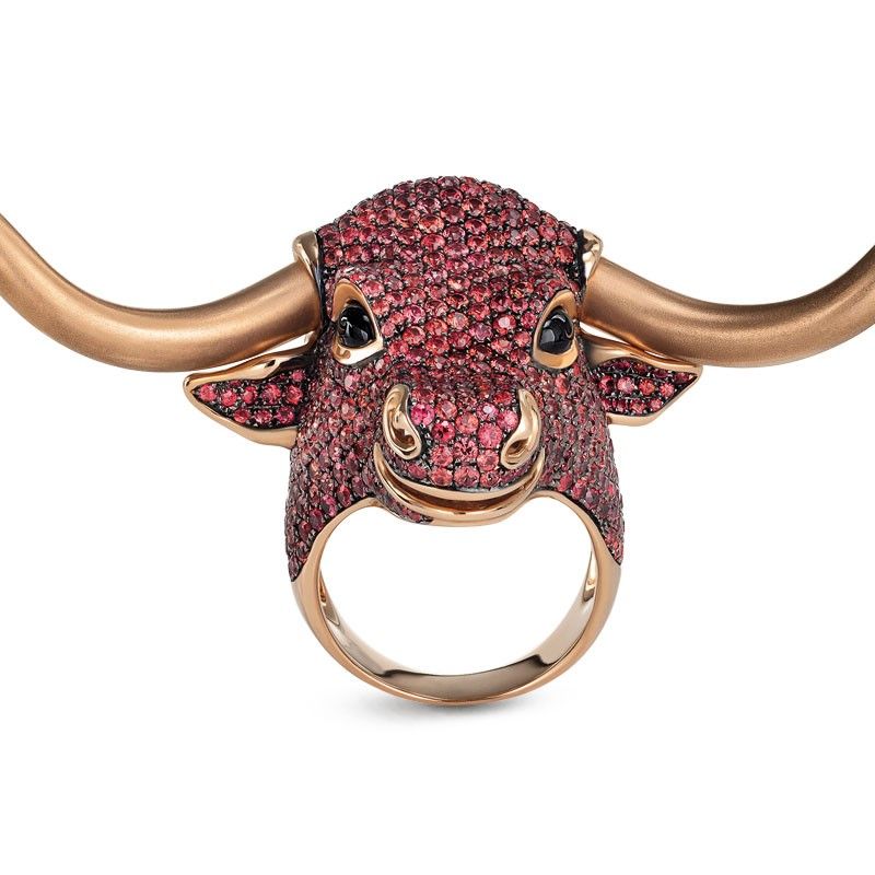 RING SAPPHIRES ANIMALIER