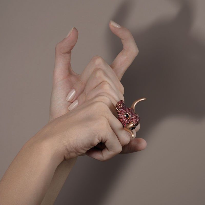 RING SAPPHIRES ANIMALIER - Image 2