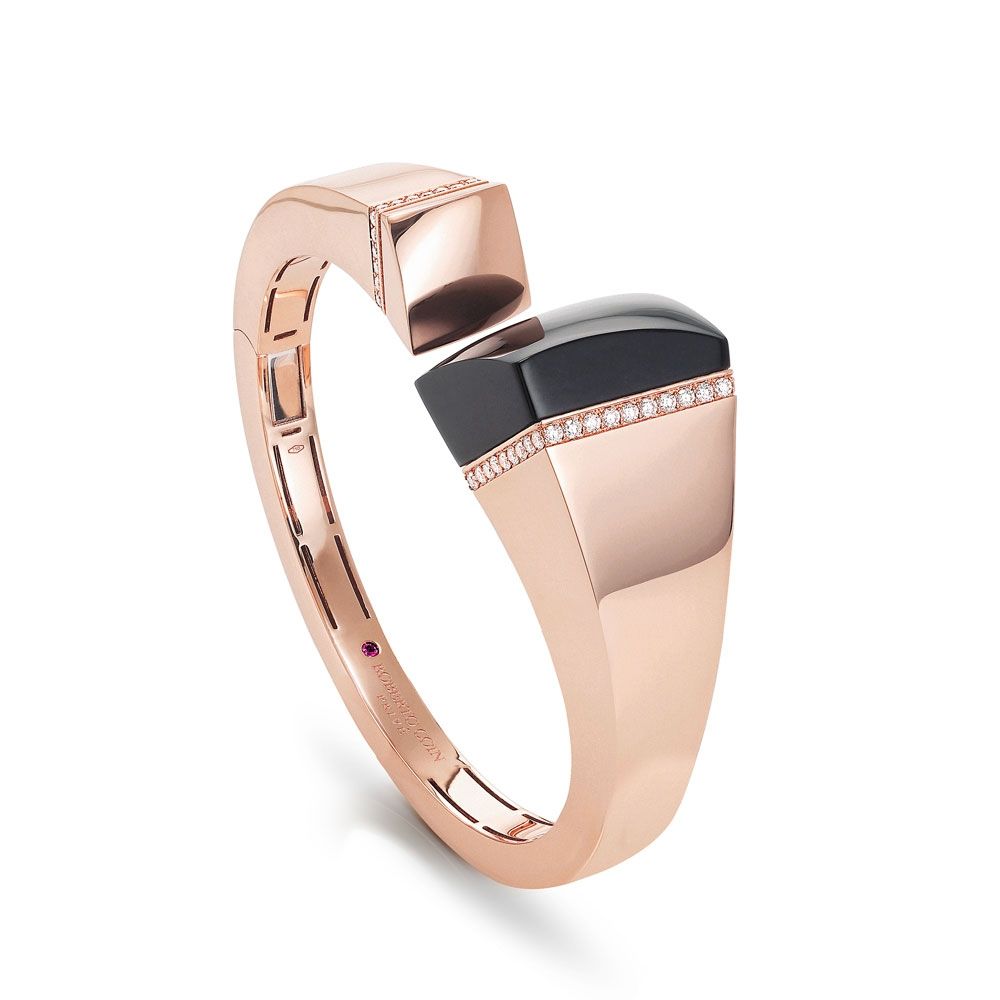 SAUVAGE PRIVÉ BANGLE WITH BLACK JADE