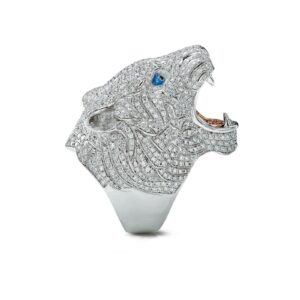 RING DIAMONDS ANIMALIER